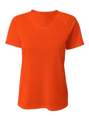 A4 NW3393 SureColor Short Sleeve Cationic Women's Tee - Athletic Orange