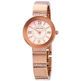 Anne Klein Rose Dial Rose Gold-tone Ladies Watch AK/3190RGRG