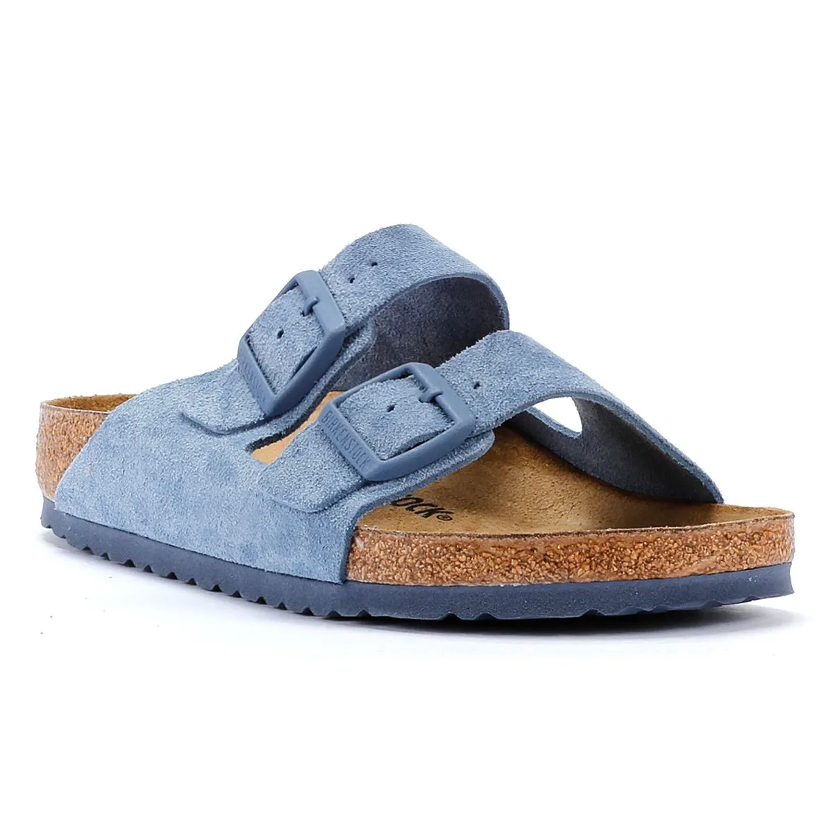 Birkenstock Arizona Suede Elemental Blue Sandals