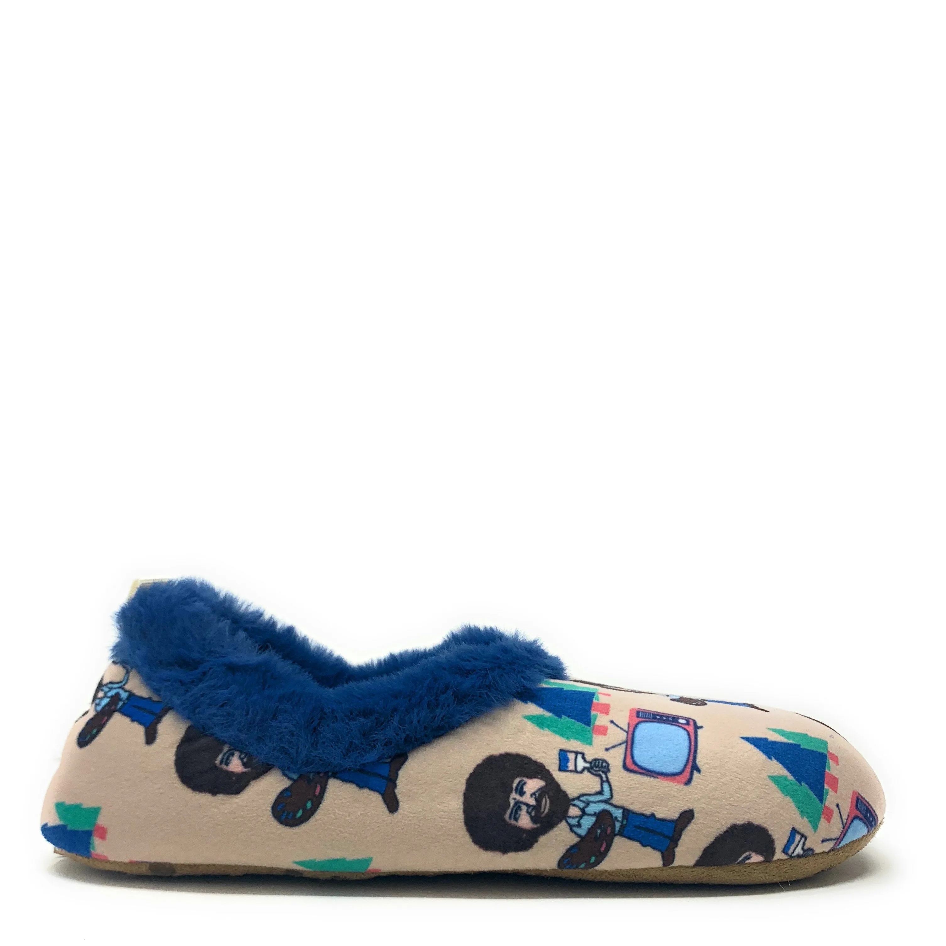 Bob Ross TV Slippers