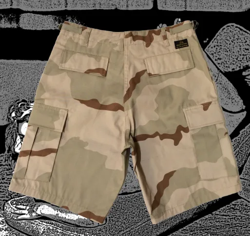 Brooklyn Work T23 Cargo Shorts Tri-Color Desert Camo