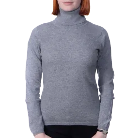 Cambric Cashmere Roll Neck 1 Ply