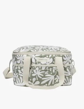 Canvas Cooler Bag - Vacay Olive