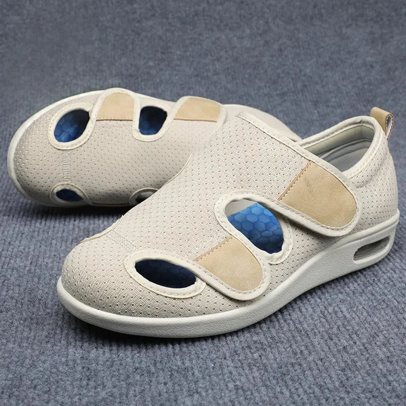 Casual Mom Dad Shoes Sandals Orthopedics Wide Feet Swollen Thumb Eversion Adjusting Soft Diabetic