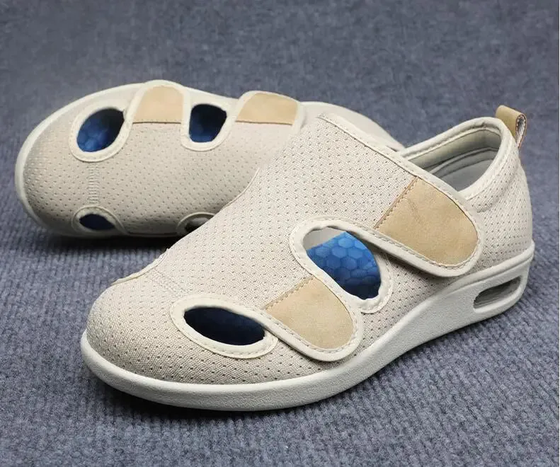 Casual Mom Dad Shoes Sandals Orthopedics Wide Feet Swollen Thumb Eversion Adjusting Soft Diabetic