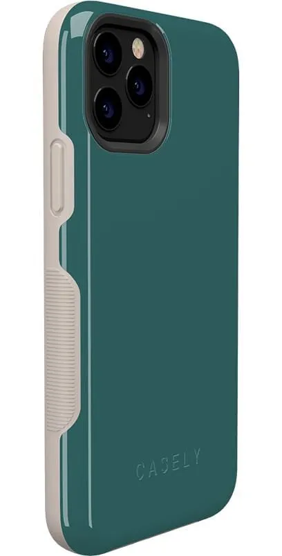 Deep Teal on Nude | Ultra-Protective Bold Case