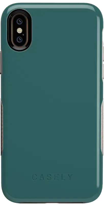 Deep Teal on Nude | Ultra-Protective Bold Case