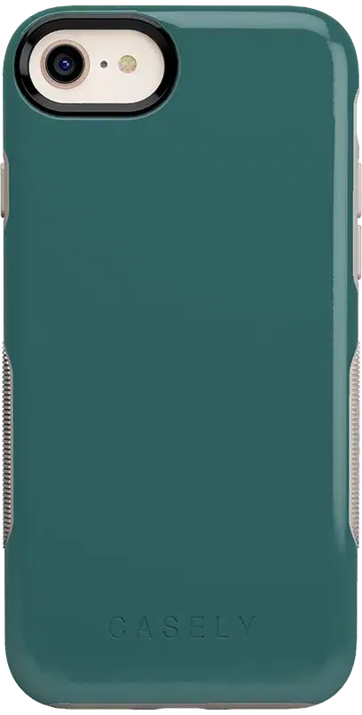 Deep Teal on Nude | Ultra-Protective Bold Case