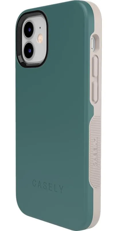 Deep Teal on Nude | Ultra-Protective Bold Case