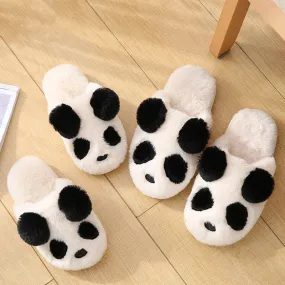 Kawaii Fluffy Panda Slippers