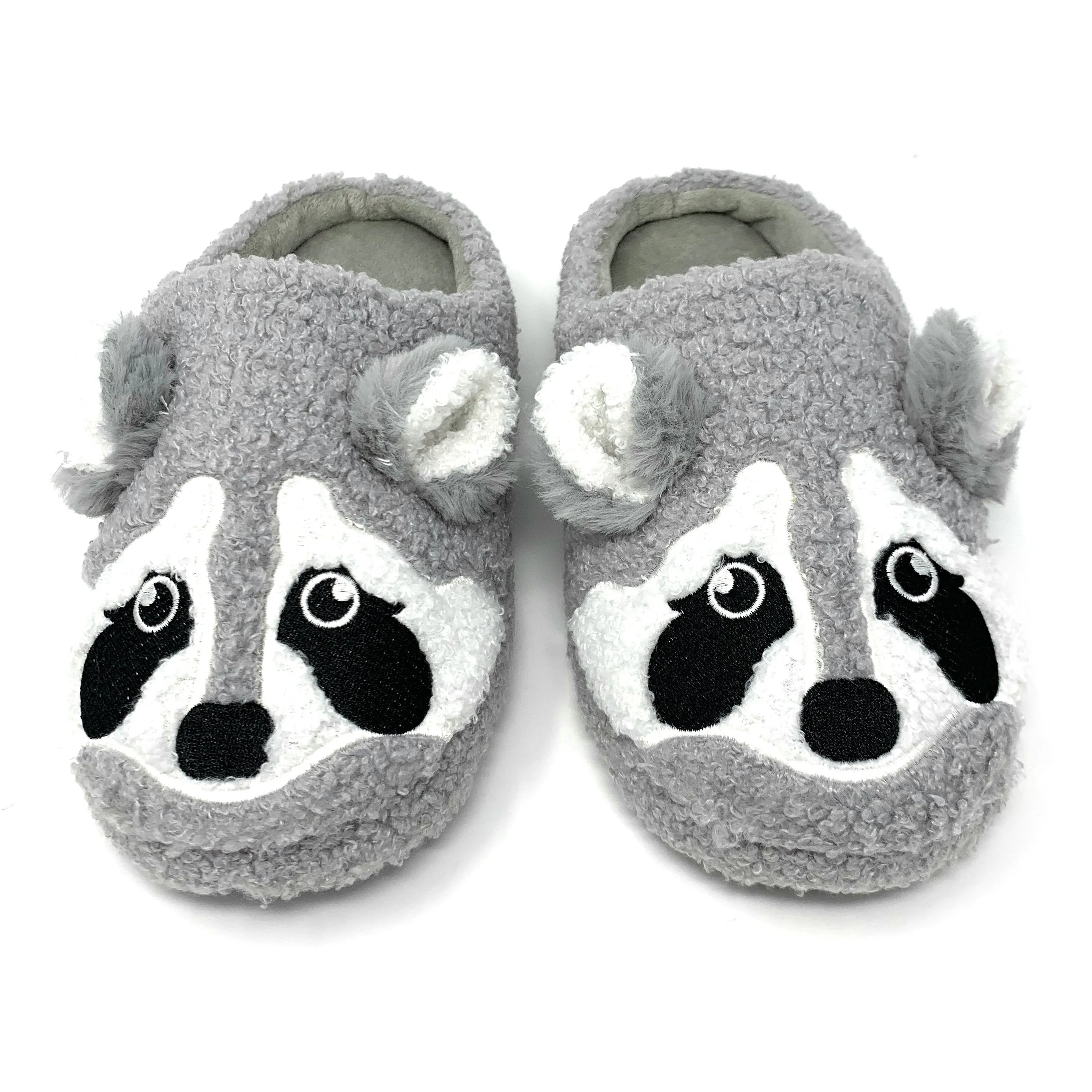 Raccoon Slip On Slippers