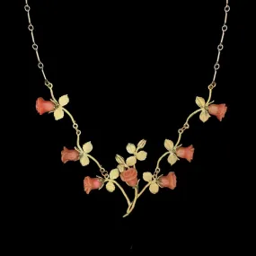 Red Rose Necklace - Vines