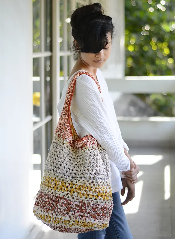 Sunshine Crocheted Summer Beach Bag - SALE CLOTHING & KIDS