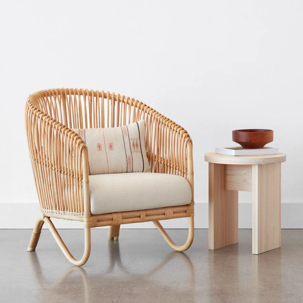 Tara Rattan Lounge Chair