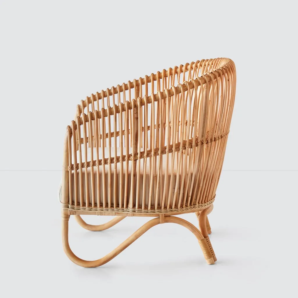 Tara Rattan Lounge Chair