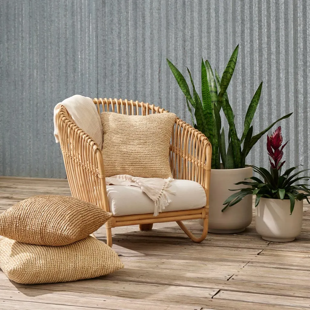 Tara Rattan Lounge Chair