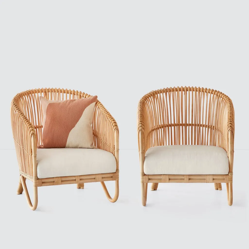 Tara Rattan Lounge Chair