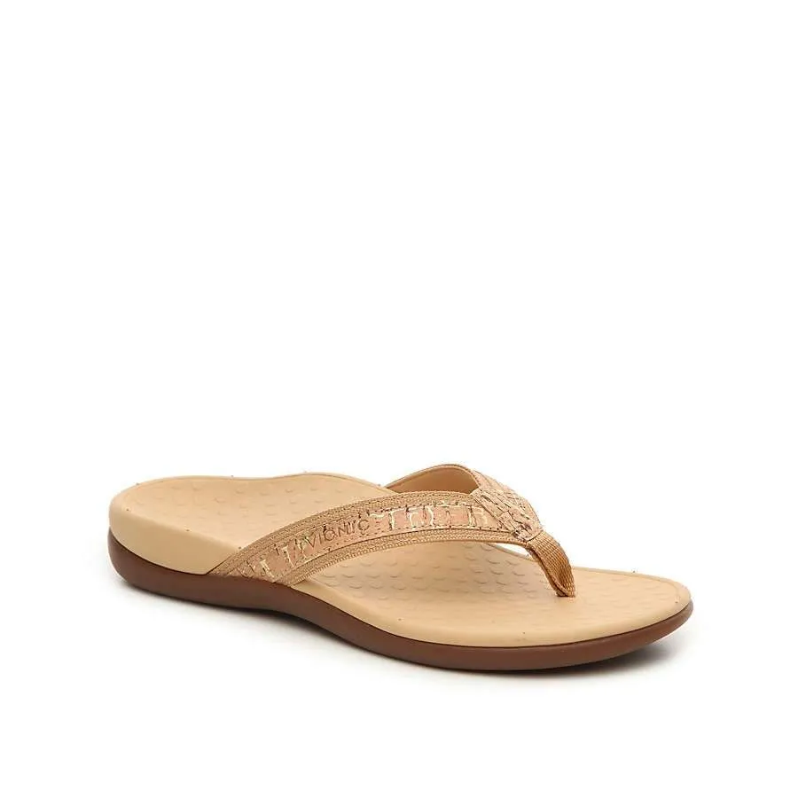 Tide II Toe Post Sandal Gold Cork