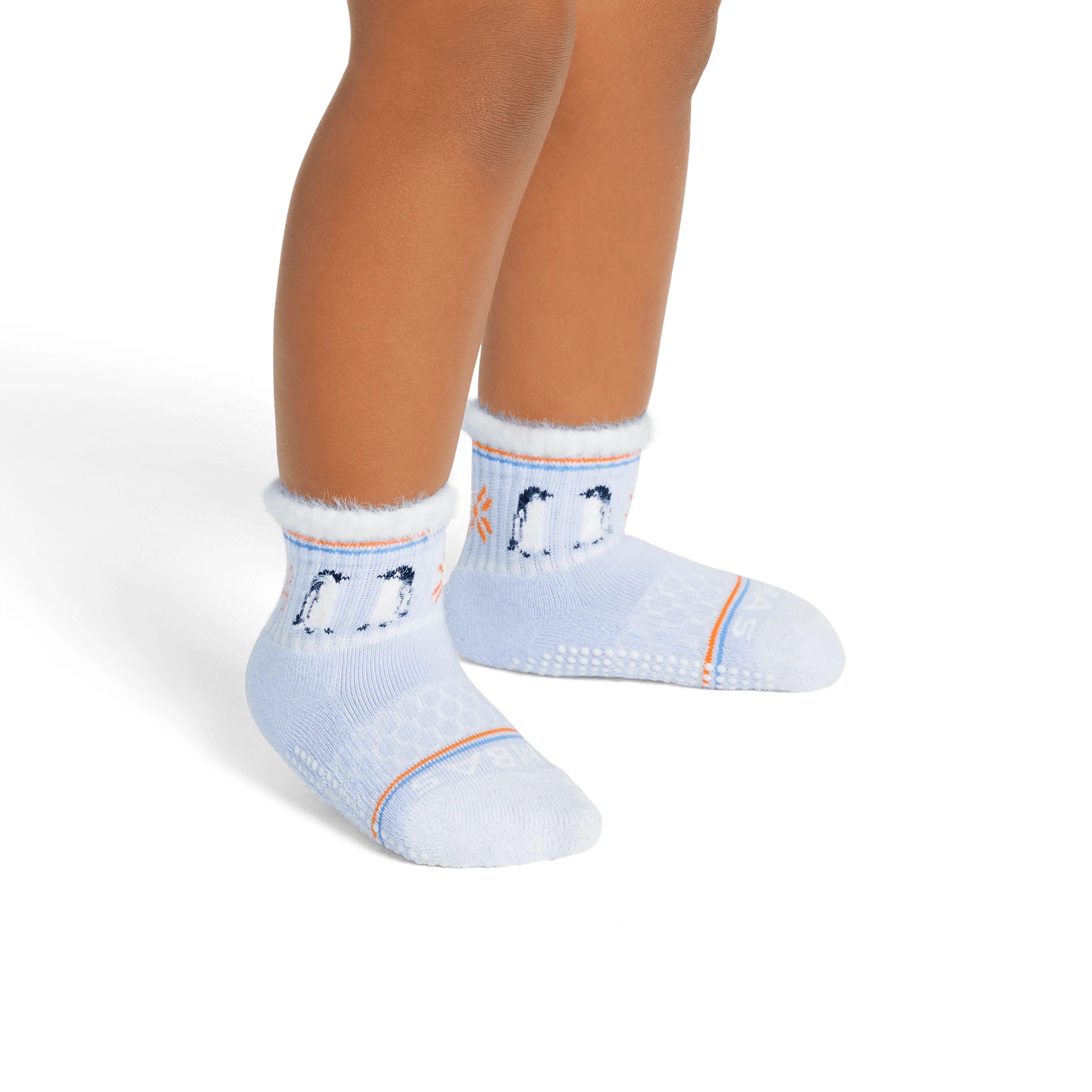 Toddler Holiday Gripper Calf Sock 4-Pack Gift Box